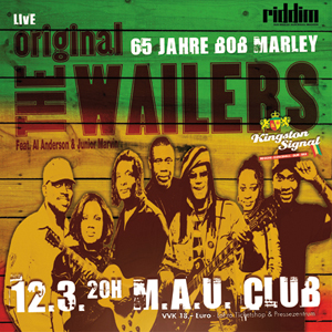 The Wailers am 12.03.2010 im MAU
