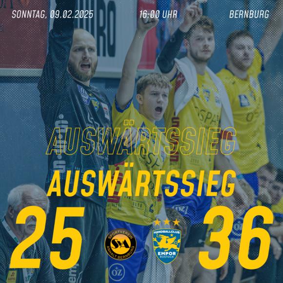 Rostock News: Souveräner Sieg: Empor bezwingt Anhalt Bernburg mit 36:25