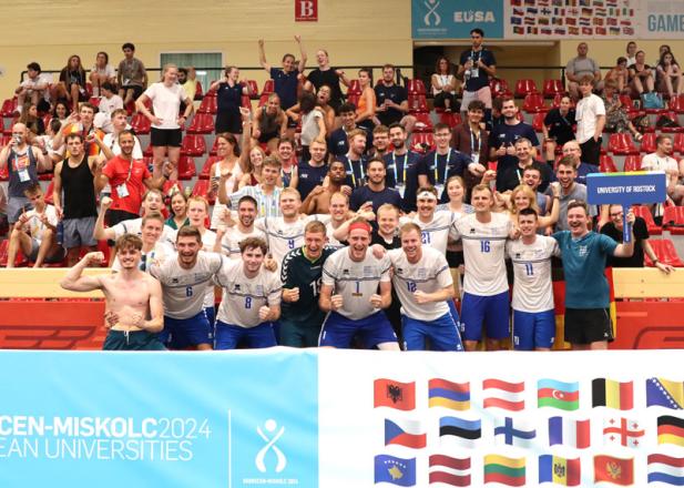 Männerteam des Hochschulsports der Universität Rostock ist Europameister 2024